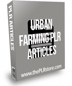 Urban Farming PLR Articles