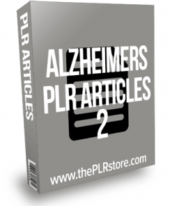 Alzheimers PLR Articles 2