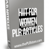 HIIT For Women PLR Articles