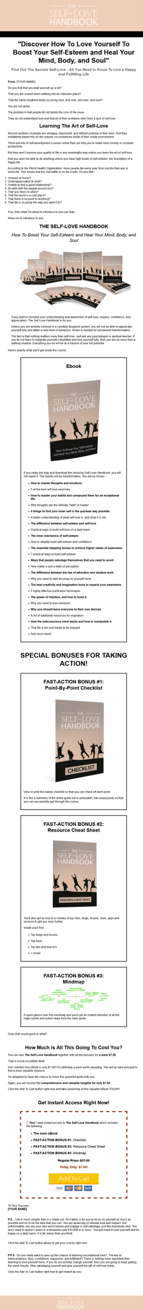 Self Love Handbook Ebook and Videos with Master Resale Rights - Image 2