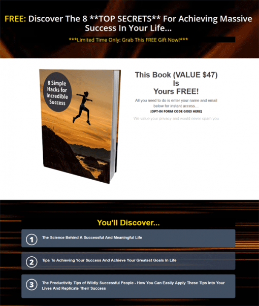 Success Principles Ebook and Videos with Master Resale Rights