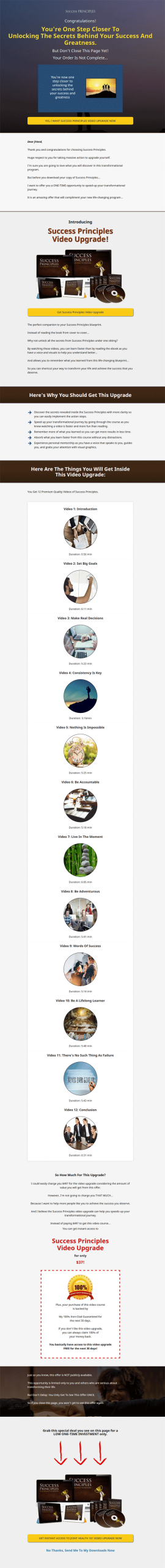 Success Principles Ebook and Videos with Master Resale Rights