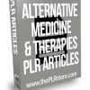 Alternative Medicine Therapies PLR Articles