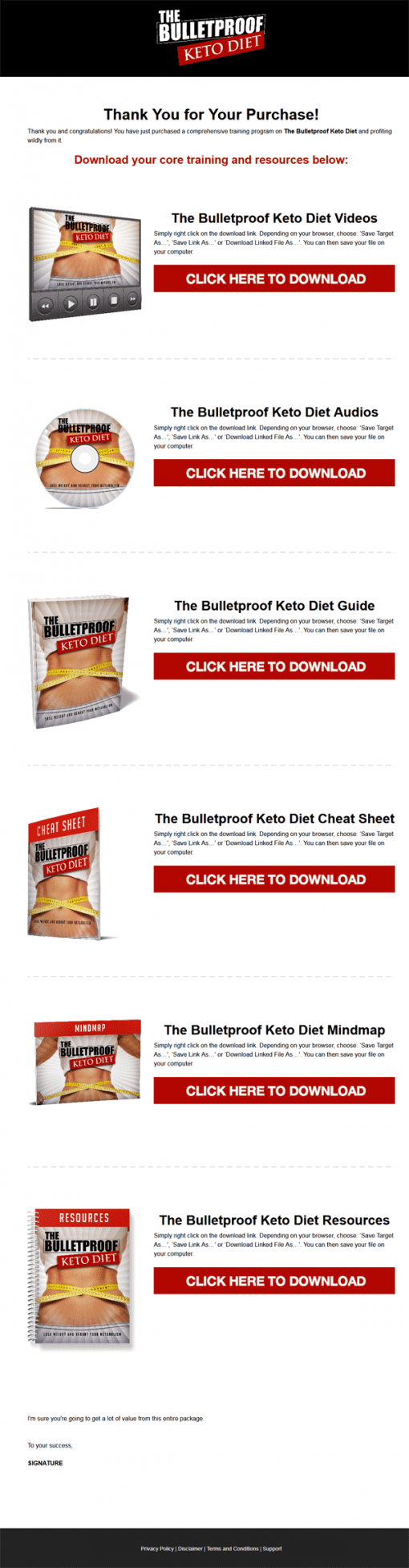 Bulletproof Keto Diet Ebook and Videos MRR