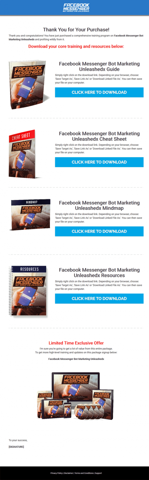 Facebook Messenger Bot Marketing Ebook and Videos MRR