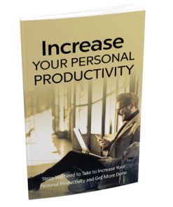 Increase Your Personal Productivity Ebook MRR