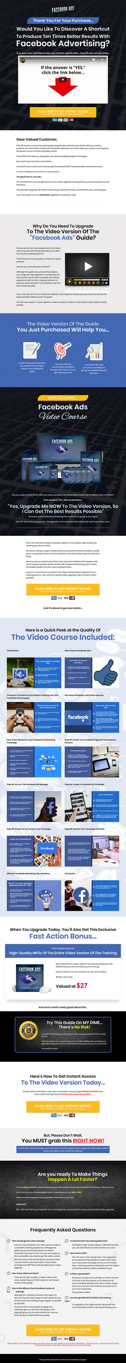 Facebook Ads Ebook and Videos MRR