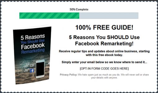 Facebook Retargeting Secrets Ebook MRR