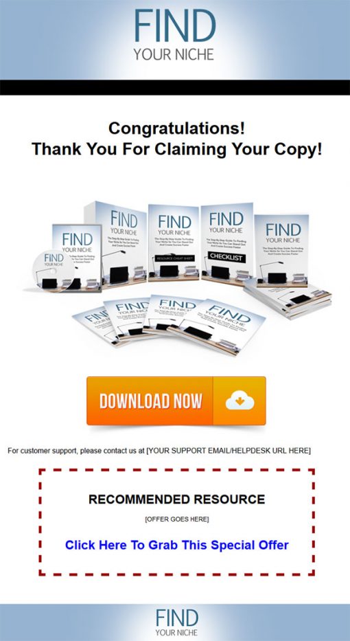 Find Your Niche Ebook and Videos MRR