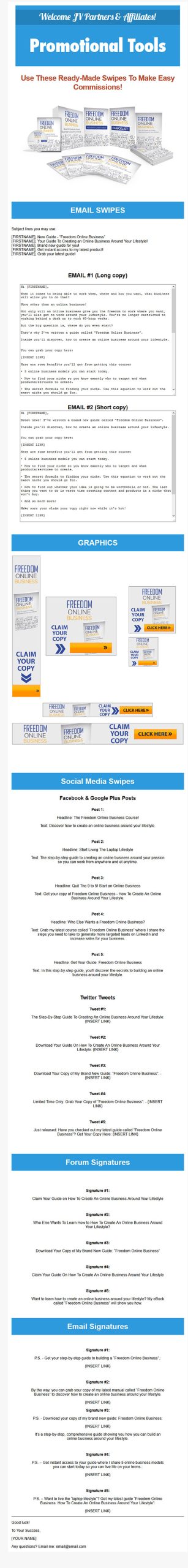 Freedom Online Business Ebook and Videos MRR - Image 8