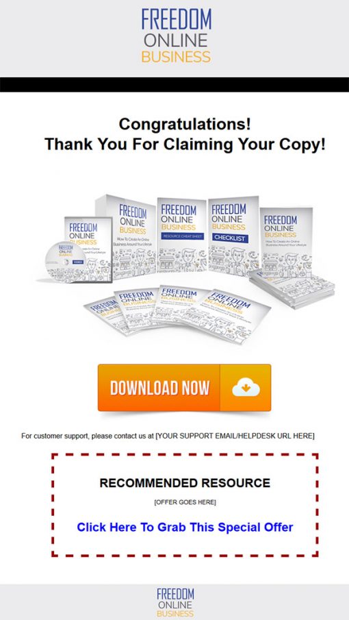 Freedom Online Business Ebook and Videos MRR