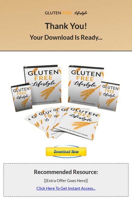 Gluten Free Diet Lifestyle Ebook and Videos MRR