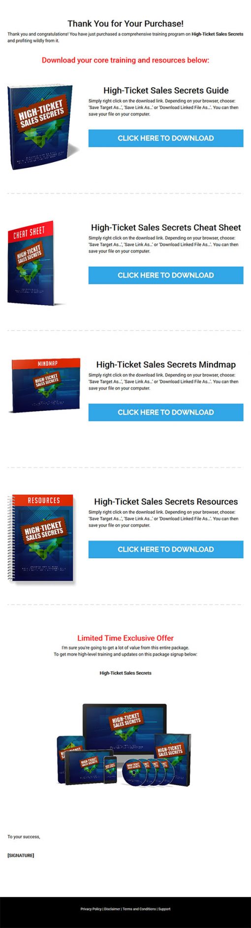 High Ticket Sales Secrets Ebook and Videos MRR