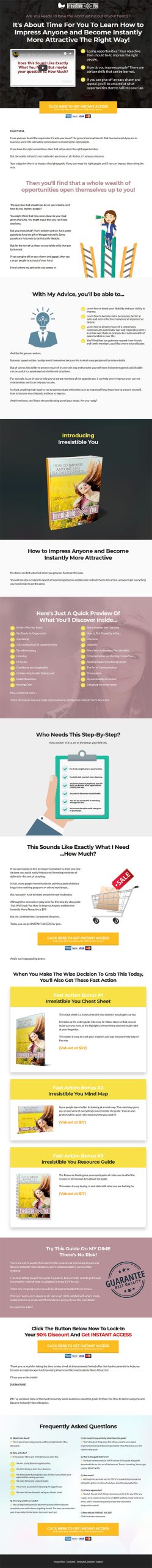 Irresistible You Ebook and Videos MRR