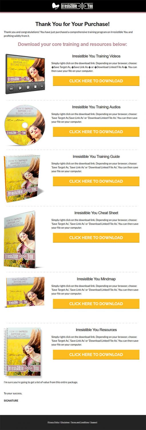 Irresistible You Ebook and Videos MRR