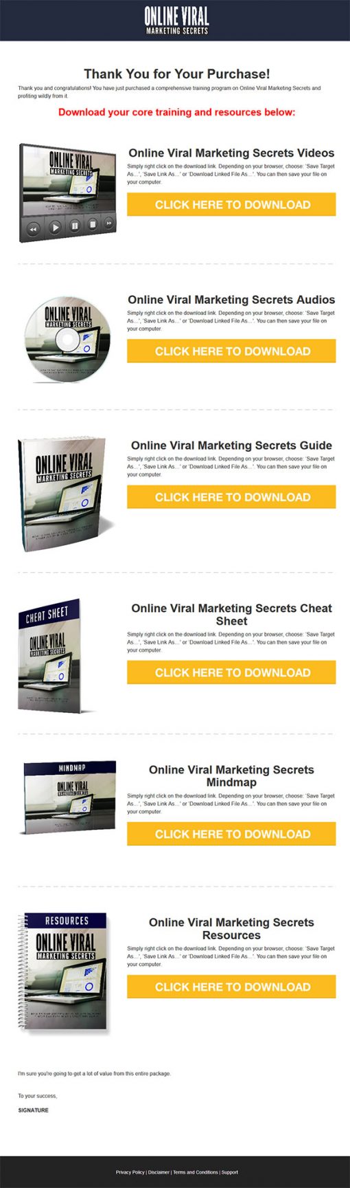 Online Viral Marketing Secrets Ebook and Videos MRR