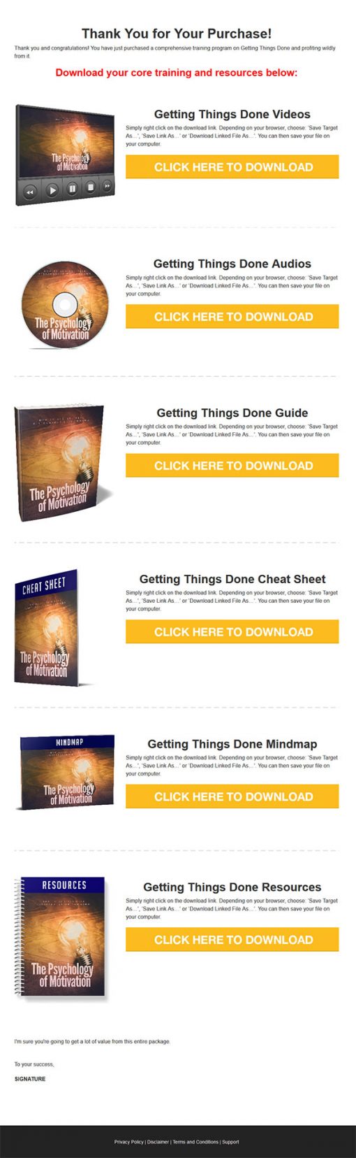 Psychology of Motivation Ebook and Videos MRR