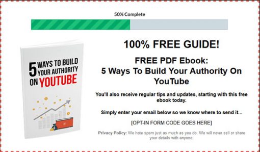 Youtube Authority Ebook and Videos MRR