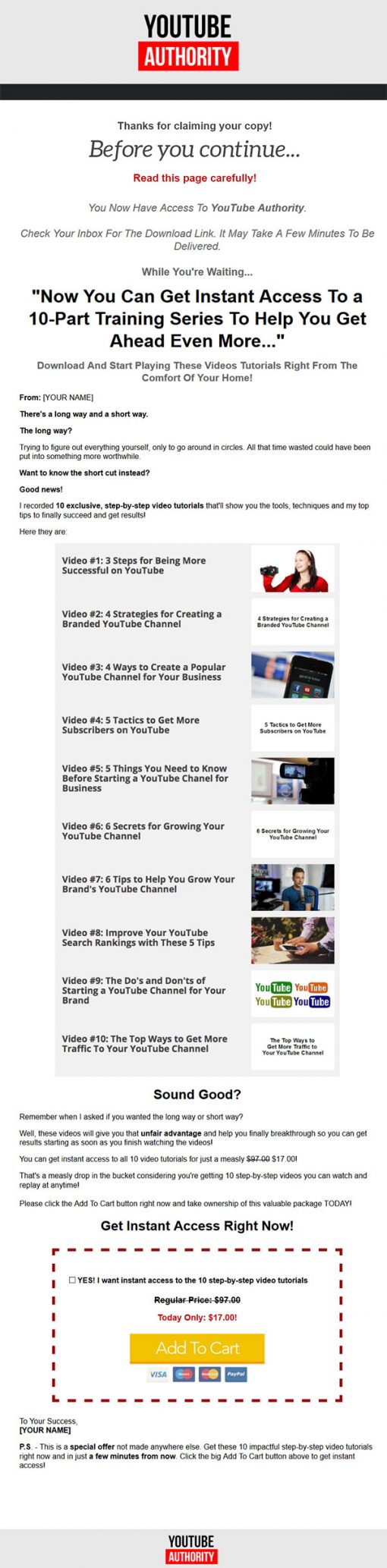 Youtube Authority Ebook and Videos MRR