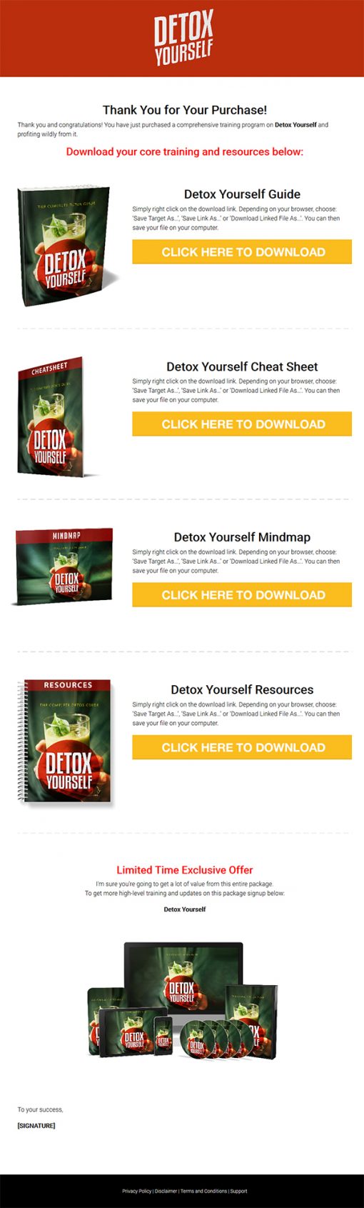 Detox Yourself Ebook and Videos MRR
