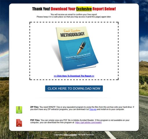 Email Signature Methodology Lead Generation MRR