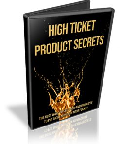 High Ticket Product Secrets PLR Videos