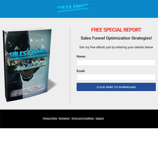 Sales Funnel Optimization Strategies Ebook and Videos MRR