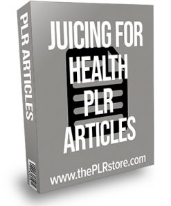 Juicing for Health PLR Articles