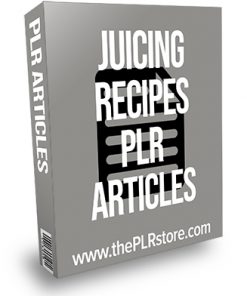 Juicing Recipes PLR Articles