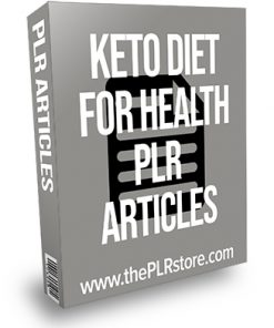 Keto Diet for Health PLR Articles