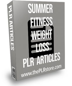 Summer Fitness Weight Loss PLR Articles