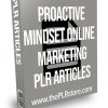 Proactive Mindset Online Marketing PLR Articles