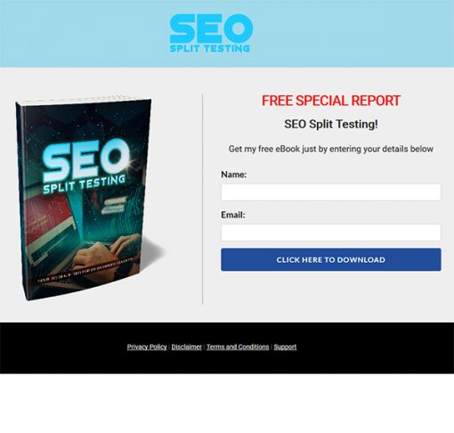 SEO Split Testing Ebook and Videos MRR