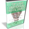 Top 6 Paid Underground Traffic Sources PLR Videos