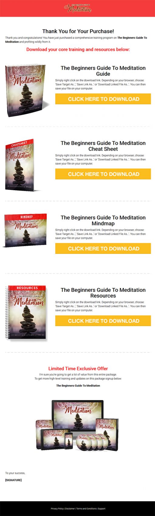 Beginner's Guide to Meditation Ebook and Videos MRR