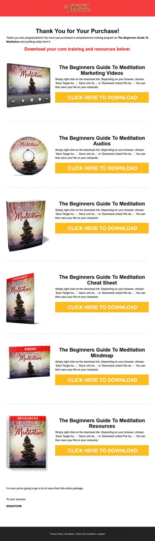 Beginner's Guide to Meditation Ebook and Videos MRR