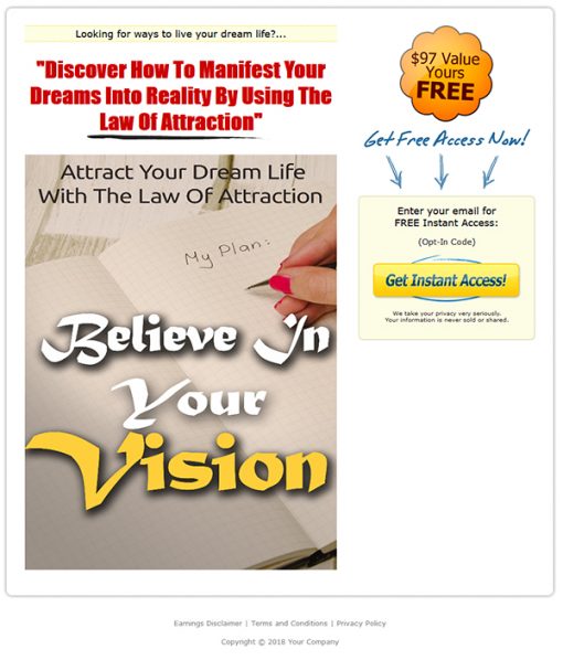 Law of Attraction in Action Ebook and Videos MRR