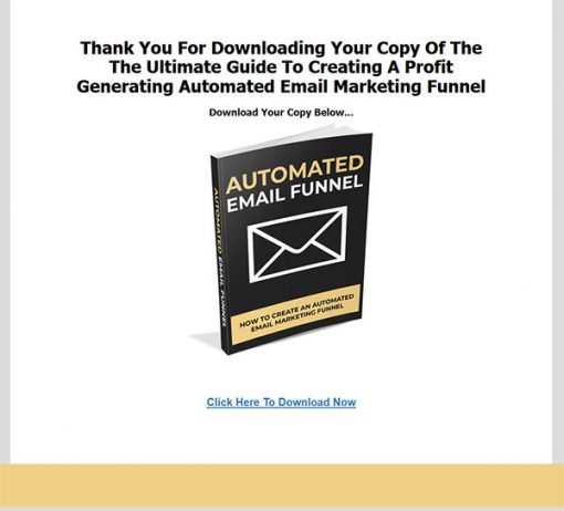 Automated Email Funnel Report MRR