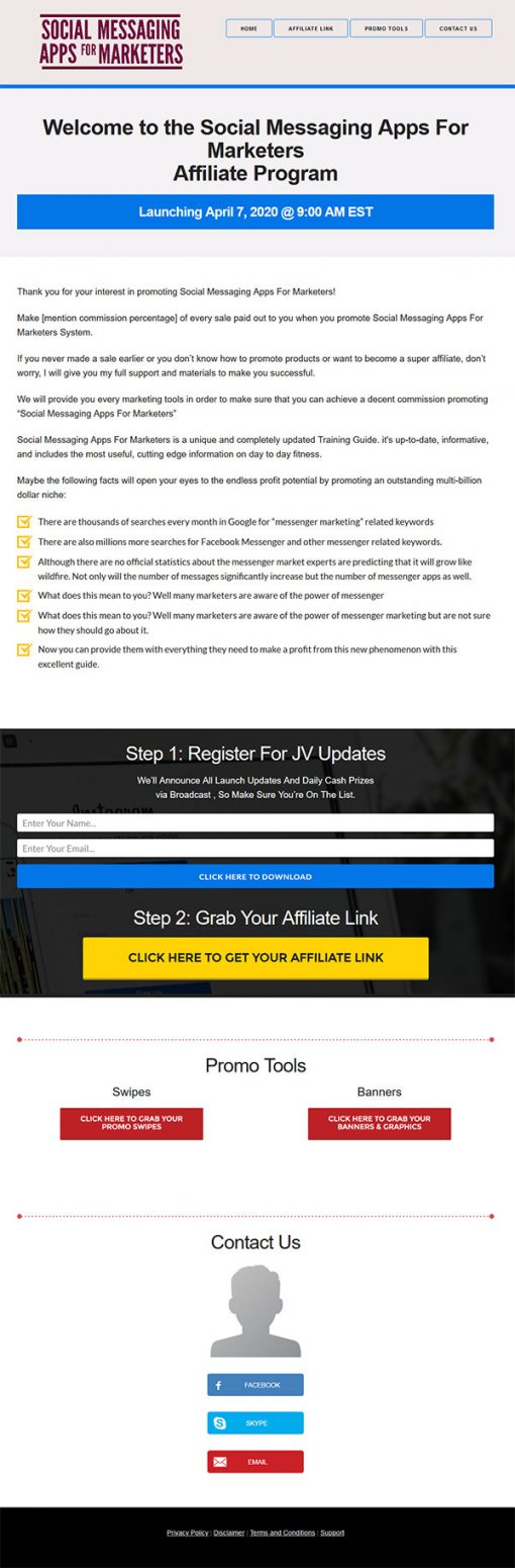 Social Messaging Apps for Marketers Ebook and Videos MRR