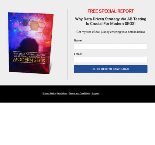 Data Driven SEO Ebook with Master Resale Rights