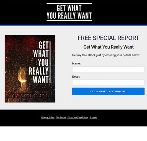 Get What You Really Want Ebook and Videos MRR