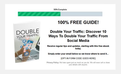 Double Your Traffic from Social Media Report MRR