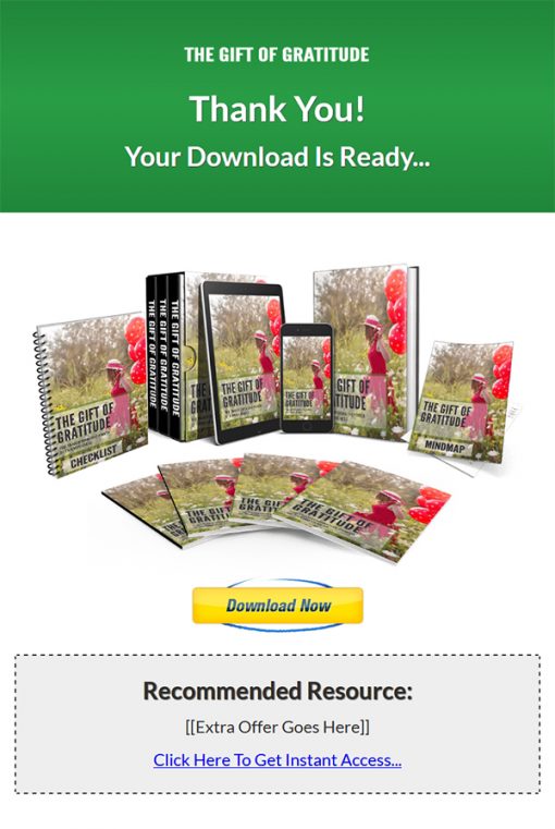 Gift of Gratitude Ebook and Videos MRR