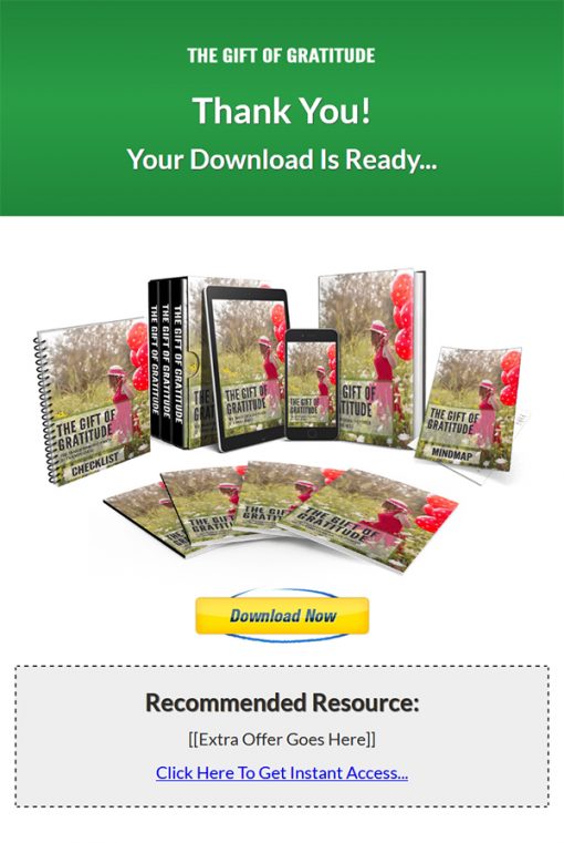 Gift of Gratitude Ebook and Videos MRR