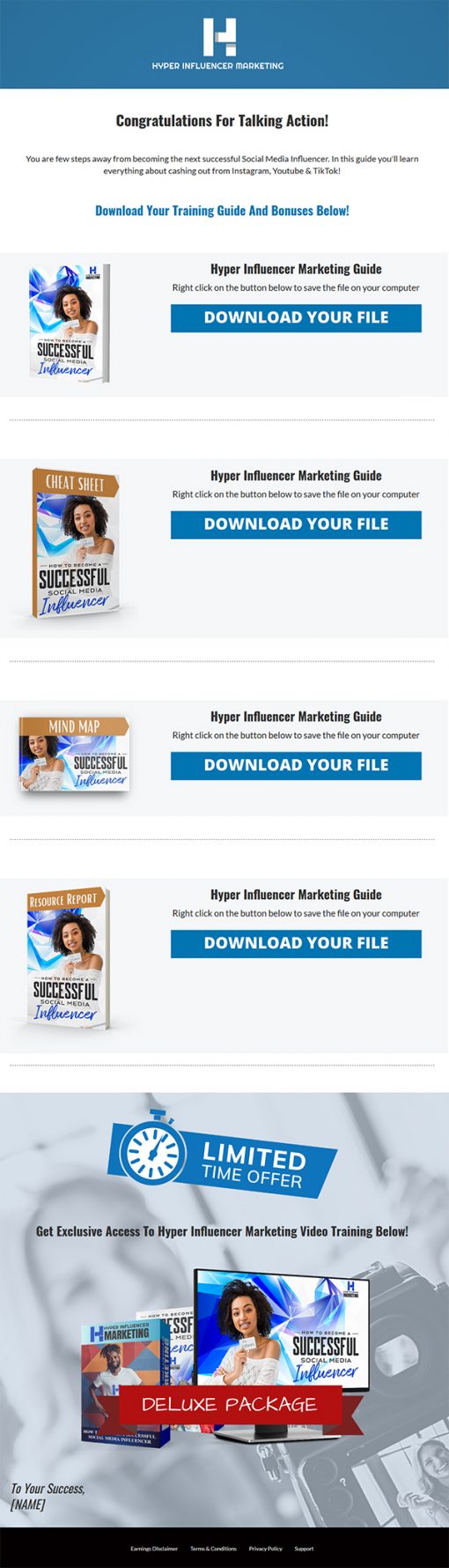 Become a Successful Social Media Influencer Ebook and Videos MRR