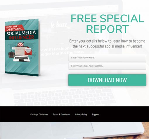 Become a Successful Social Media Influencer Ebook and Videos MRR