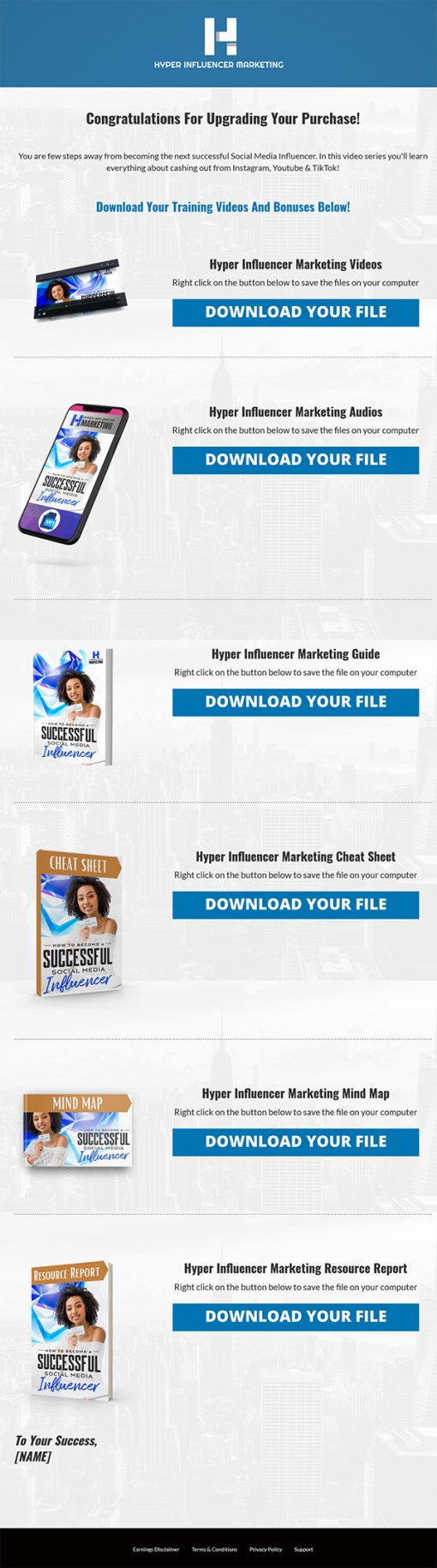 Become a Successful Social Media Influencer Ebook and Videos MRR