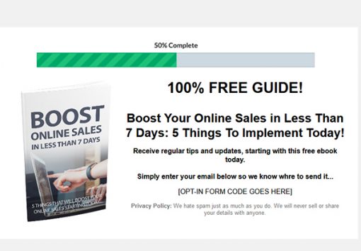 Boost Your Online Sales Ebook and Videos MRR