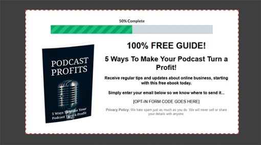 Podcasting Profits Report with Master Resale Rights