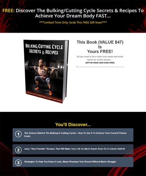 Bulking Cutting Cycle Secrets Report MRR